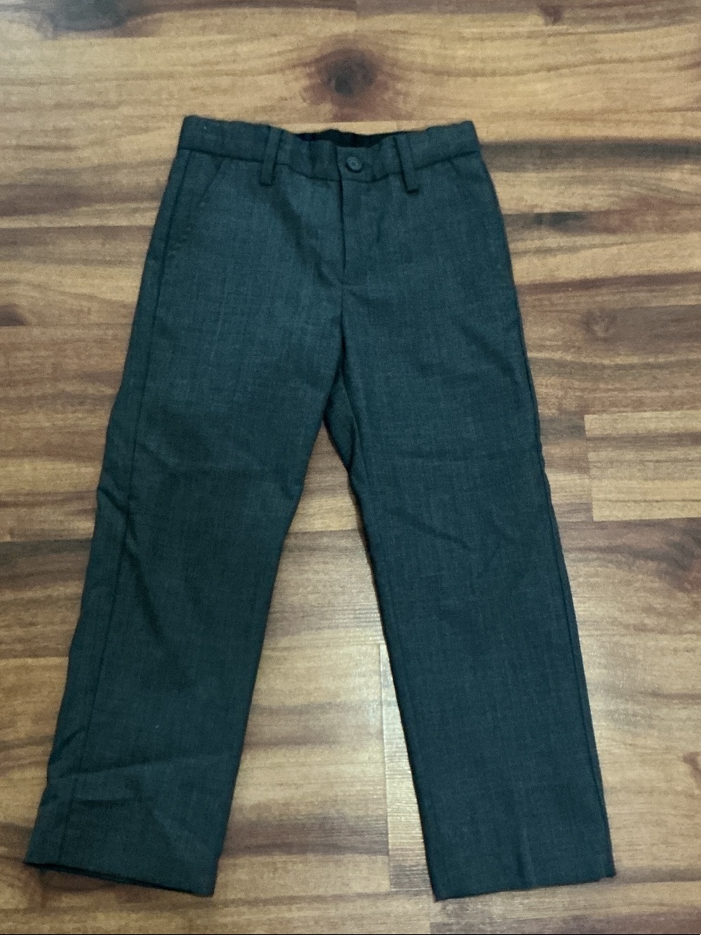 Classic kids Straight Dress Pants - Charcoal Gray sz 5 Janie and jack